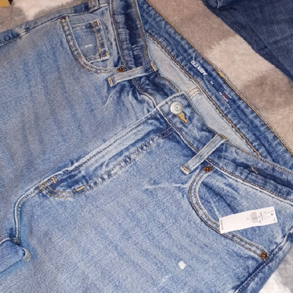 Old Navy Light Blue Boyfriend Jeans
